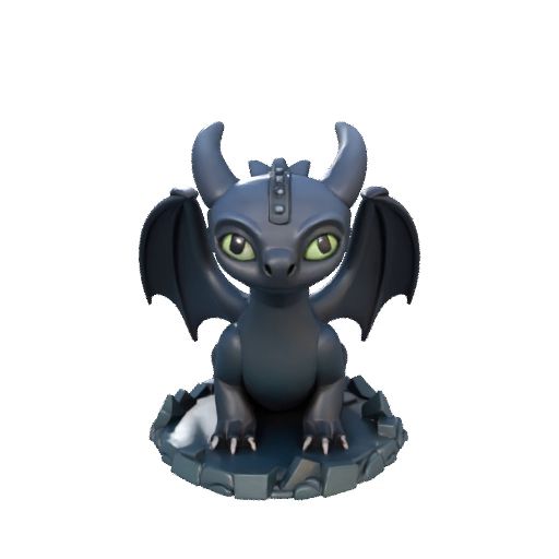 🎨 Toothless・Free 3D File for 3D printing・Cults