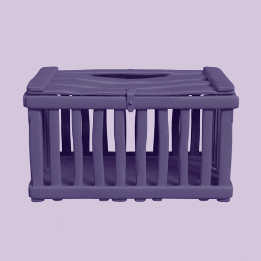 Wooden Barred Dungeon Prison Cage Crate