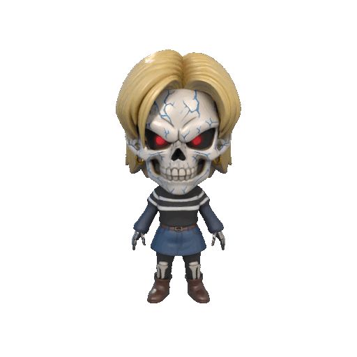 🤖 Android number 18 skeleton・Free STL File for 3D printing・Cults