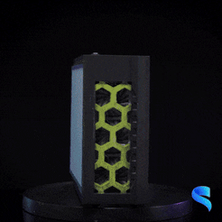 Gaming-PC-USB-SD-Card-Holder-1.gif Файл 3D Держатель USB и SD карт для игрового ПК・3D-печатная модель для загрузки