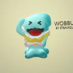 wbc.gif Fichier OBJ gratuit wobbuffet・Objet pour impression 3D à télécharger