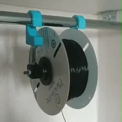 ezgif.com-crop.gif Free STL file Universal spool holder・Object to download and to 3D print