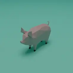 Lowpoly_Pig_gif.gif Low Poly Pig