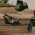 video-tank-cults.gif pack 8 jeep + 1 elephant tank