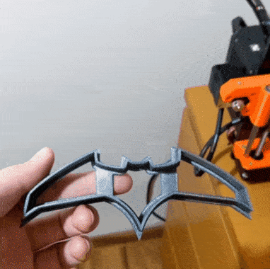 20211222_191046.gif Descargue el archivo STL gratuito Cortador de galletas Batarang de Batman • Objeto de impresión 3D, ferototh