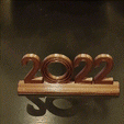 2022-gymball-‐-Made-with-Clipchamp-1.gif 2022 with LOVE (Heart and Gyroscope) - Print in Place