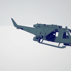 Huey_Spin.gif 3D-Datei Imperiale Garde Grimdark UH-1 Huey - Valkyrie Proxy・Design für 3D-Drucker zum herunterladen