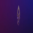 0001-0060.gif Mystbloom Kunai - VALORANT - Ready to Print