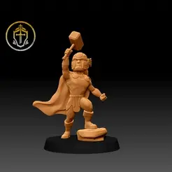 Thor-gif.gif Free STL file THOR BH FIG・3D printing model to download