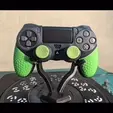 PXL_20230619_094345977_1.gif Simple Hexagon base PS4 Controller Stand - No supports needed