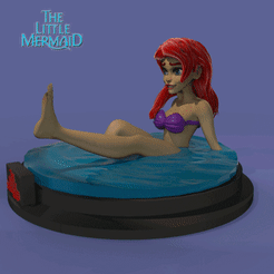 ezgif.gif STL file Ariel's New Legs・3D printing template to download