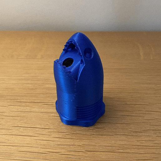 Sharp anim.gif Free STL file Shark pencil sharpener・Object to download and to 3D print, Kangoo-roo