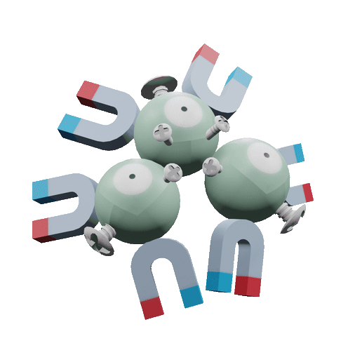 Pokémon - (082) Magneton 3D model