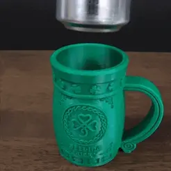 IrishMug.gif Saint Patrick's day can holder- Irish can Mug