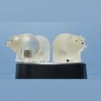 ezgif.com-gif-maker.gif Fichier STL Deux aimants de réfrigérateur en forme d'ours・Design imprimable en 3D à télécharger