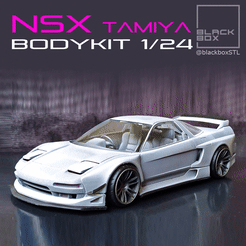 0.gif Archivo 3D BODYKIT Para NSX Tamiya 1/24 MODELKIT・Plan para descargar y imprimir en 3D