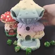 Mushroom-House-Dice-Tower.gif Fairy Mushroom House - Dice Tower - Container