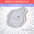 0005_Charmeleon~PRIVATE_USE_CULTS3D_OTACUTZ.gif #0005 Charmeleon Cookie Cutter / Pokémon