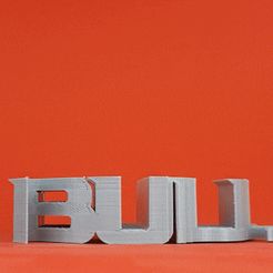 ean ee: " STL file Text Flip - Bull・3D print design to download, master__printer
