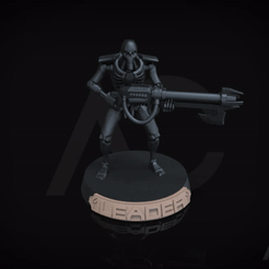 PeanaNecron_Gif.gif STL file Specialists Kill Team Necron - 25, 32 and 40 mm - English・3D printable model to download