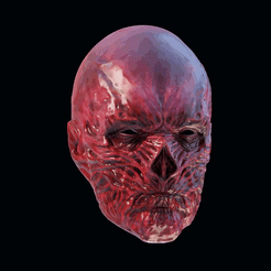 77.gif STL file VECNA mask (stranger things)・3D printing model to download, zaider