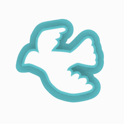 flying-dove____.gif Fichier STL gratuit Découpeur de colombes pour pâte polymère・Design pour impression 3D à télécharger