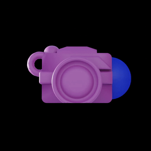 CAMARA, Keychain Camera - Love 3D model
