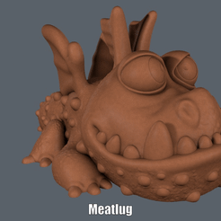 Meatlug.gif Fichier STL Meatlug (Impression facile sans support)・Plan pour impression 3D à télécharger