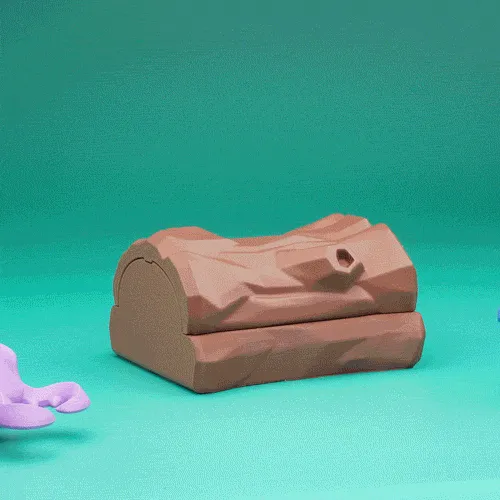 Beetle-Animation.gif Blob Beetles - Mini brinquedo artístico modular com recipiente para troncos