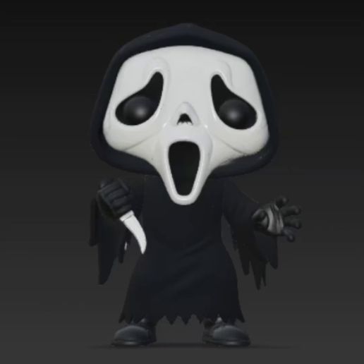👾 ghostface funko pop・ STL File for 3D printing・Cults