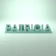 Patricia_Standard.gif Patricia 3D Nametag - 5 Fonts