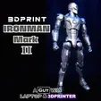 LAPTOP &3DPRINTER EF r4 AEE a 11] IronMan Mark 2 - Articulated Resin 3DPrint