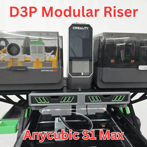 Anycubic S1 Max D3P Modular Riser - Cults3D 3D Model | 3Drop