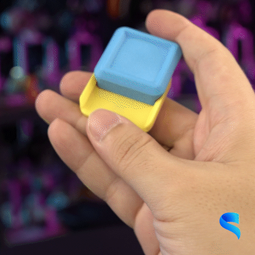 🛝 Slide Fidget・ 3D File for 3D printing・Cults