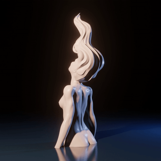 joy.gif Файл STL Joy Sculpture・3D-печатная модель для загрузки, The-Inner-Way