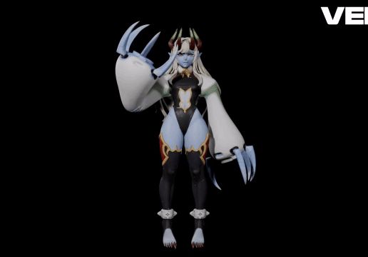 👸 Demon Princess・ STL File for 3D printing・Cults