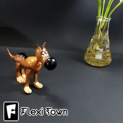 Gif-1.gif Archivo STL Flexi Print-in-Place Rantanplan・Plan imprimible en 3D para descargar