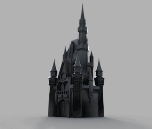 GIF_Render.gif DISNEY STYLE CASTLE - RING BOX