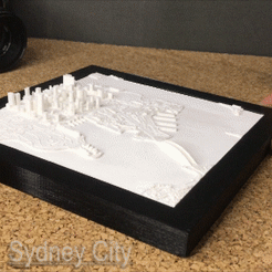 Sequence-03.gif STL file Sydney City・3D printer design to download