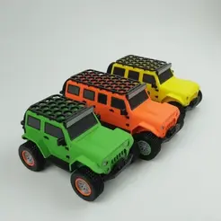 ezgif.com-gif-maker-25.gif 3D file JEEP WRANGLER PEN HOLDER - 3-IN-1・Design to download and 3D print