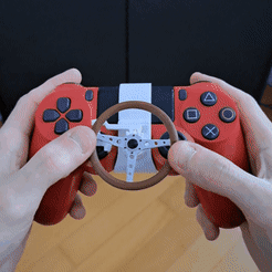 In66Shot_20230312_165734834.gif Free STL file PS5/PS4 controller wheel・3D print object to download
