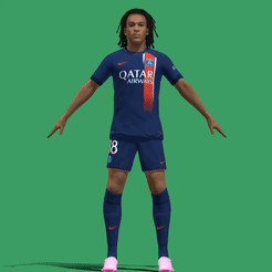 Video_2023-12-04_003825.gif 3D Rigged Ethan Mbappé PSG 2024