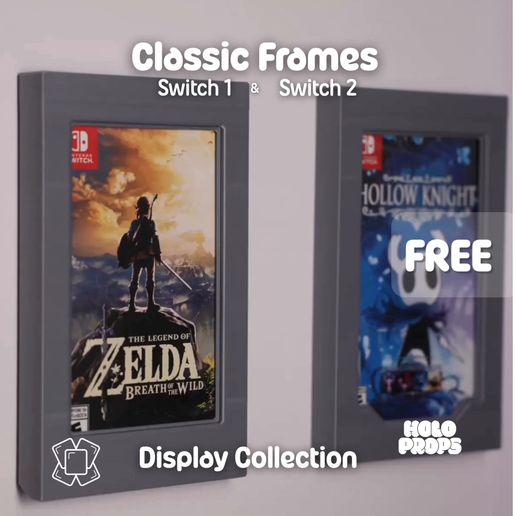 🆓 Classic Frames – Switch | DISPLAY COLLECTION Free Model・Gratis 3MF ...