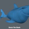 Bruce The Shark.gif Descargar archivo STL gratis Bruce the Shark (Easy print no support) • Modelo imprimible en 3D, Alsamen