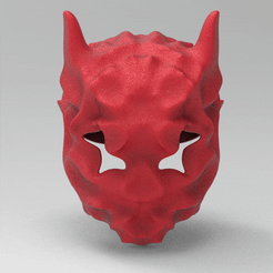 untitled.51.gif Fichier STL masque mascara voronoi cosplay halloween・Objet imprimable en 3D à télécharger