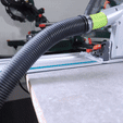 ezgif.com-gif-maker.gif Fichier STL Déflecteur de guide de tuyau d'aspiration pour la scie plongeante et la toupie Makita.・Modèle pour impression 3D à télécharger