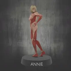 annie19.gif STL file Female titan from aot - attack on titan sexy4・3D printer design to download, tuanmttl