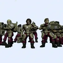 ZBrush-Movie-(2).gif Space communist human auxiliary carbine infantry squad
