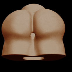 ass airhorn - smaller.gif Free STL file noisy Ass Airhorn・3D printing template to download, Lammesky_Designs