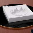 1.gif Mount Shishaldin - Alaska - USA - Circular - Plate - Pen base